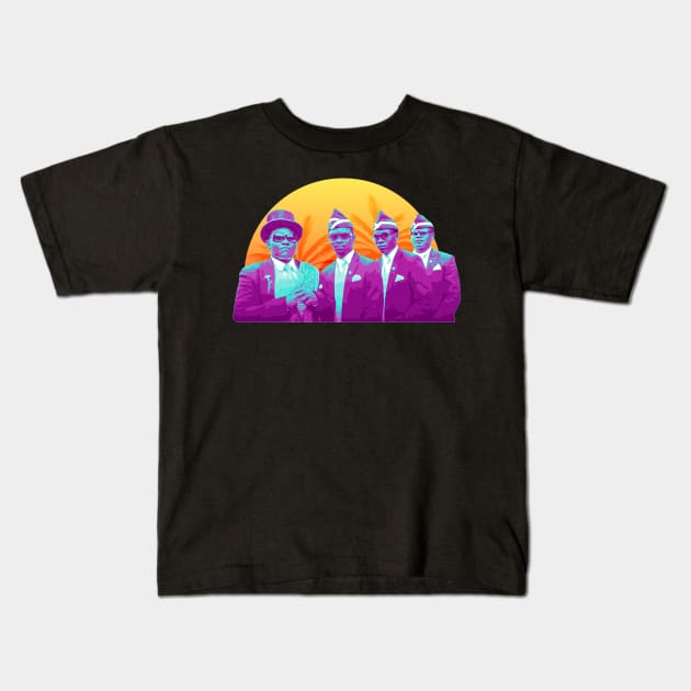 Coffin Dance Meme Kids T-Shirt by Polomaker